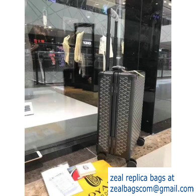 Goyard Trolley Travel Luggage Bag Black - Click Image to Close