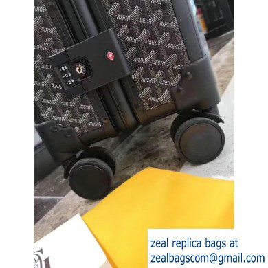Goyard Trolley Travel Luggage Bag Black
