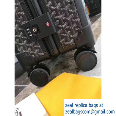 Goyard Trolley Travel Luggage Bag Black - Click Image to Close