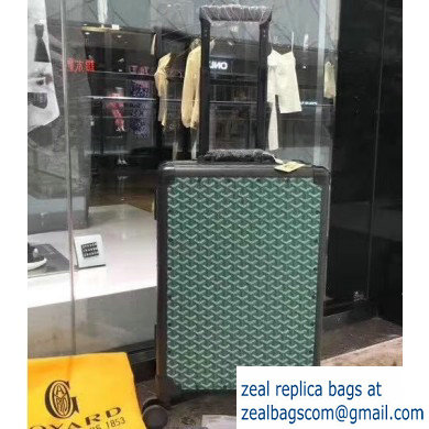 Goyard Trolley Travel Luggage Bag Green - Click Image to Close