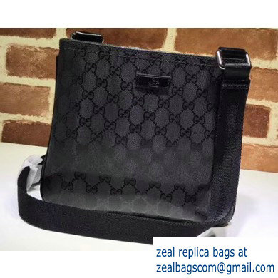 Gucci Cross Body Messenger Bag 201538 GG Imprime Black - Click Image to Close