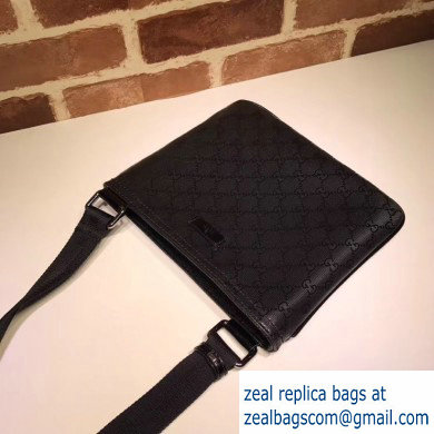 Gucci Cross Body Messenger Bag 201538 GG Imprime Black