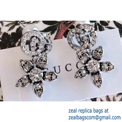 Gucci Flower and Double G Earrings 2019