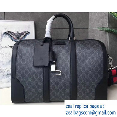 Gucci GG Black Carry-on Duffle Bag 474131 - Click Image to Close