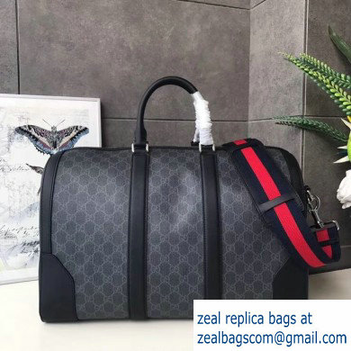 Gucci GG Black Carry-on Duffle Bag 474131