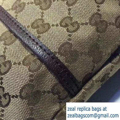 Gucci GG Canvas Diaper Bag 155524 Beige
