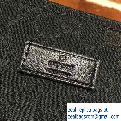 Gucci GG Canvas Diaper Bag 155524 Black - Click Image to Close
