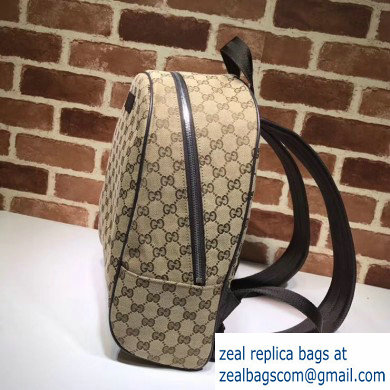 Gucci GG Canvas Rucksack Backpack Bag 449906 Beige