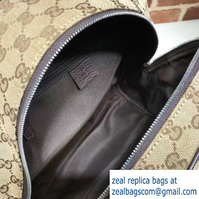 Gucci GG Canvas Rucksack Backpack Bag 449906 Beige