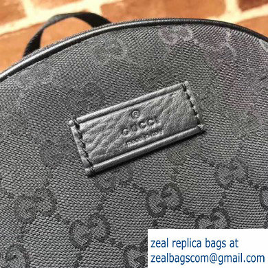 Gucci GG Canvas Rucksack Backpack Bag 449906 Black
