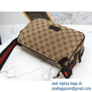 Gucci GG Canvas Shoulder Bag 499182 Beige - Click Image to Close