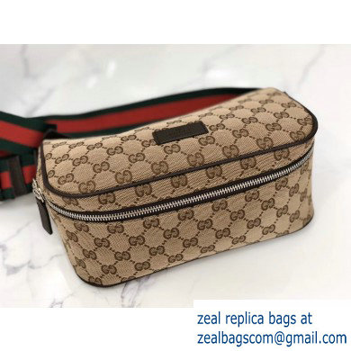 Gucci GG Canvas Shoulder Bag 499182 Beige