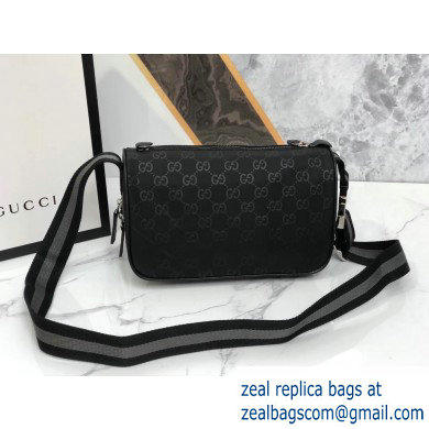 Gucci GG Canvas Shoulder Bag 499182 Black - Click Image to Close