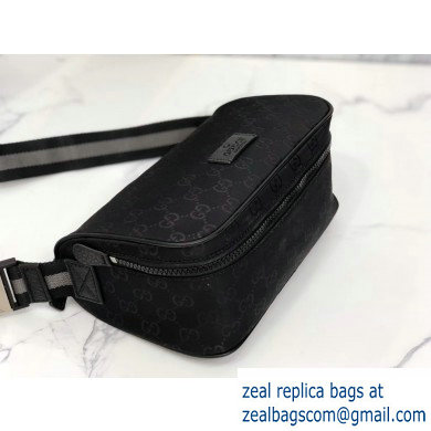 Gucci GG Canvas Shoulder Bag 499182 Black - Click Image to Close