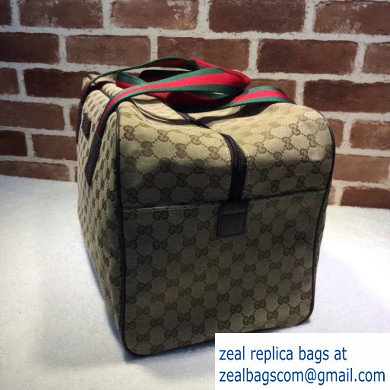 Gucci GG Carry-on Weekend/Travel Duffle Bag 153240 Beige - Click Image to Close