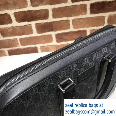 Gucci GG Supreme Business Briefcase Bag 474135 Black - Click Image to Close