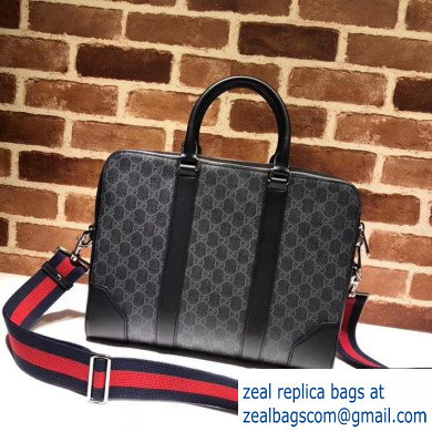 Gucci GG Supreme Business Briefcase Bag 474135 Print - Click Image to Close
