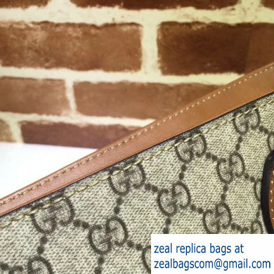 Gucci GG Supreme Canvas Small Tote Bag 432124 Brown