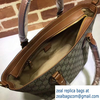 Gucci GG Supreme Canvas Small Tote Bag 432124 Brown