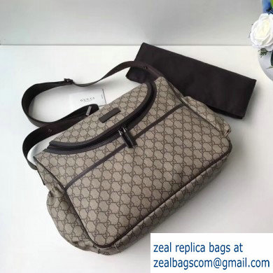 Gucci GG Supreme Diaper Bag 123326 Coffee - Click Image to Close