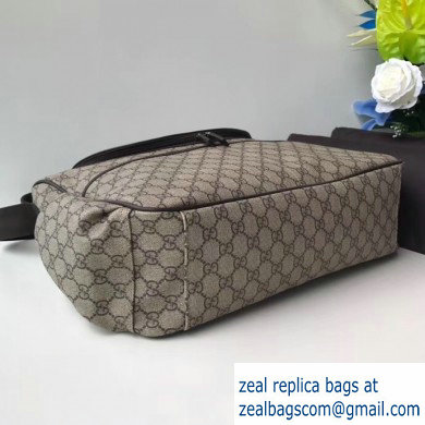 Gucci GG Supreme Diaper Bag 123326 Coffee - Click Image to Close