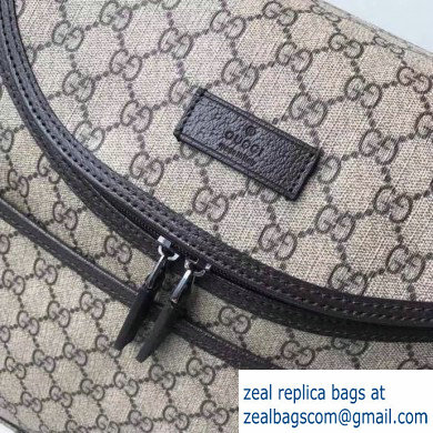 Gucci GG Supreme Diaper Bag 123326 Coffee