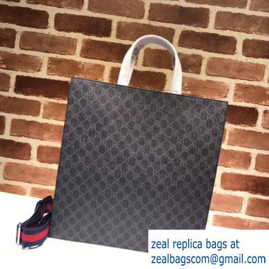 Gucci GG Supreme Tote Bag 495559 Black