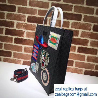 Gucci GG Supreme Tote Bag 495559 Print - Click Image to Close