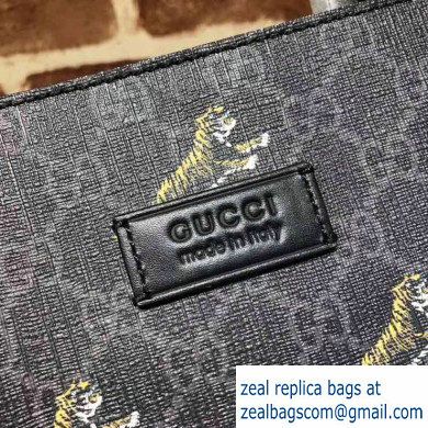 Gucci GG Supreme Tote Bag 495559 Tiger Print