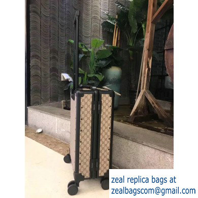 Gucci GG Trolley Travel Luggage Bag Beige - Click Image to Close