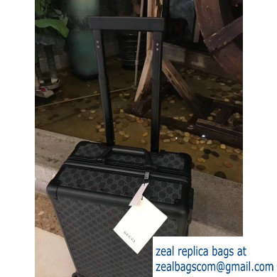 Gucci GG Trolley Travel Luggage Bag Black - Click Image to Close