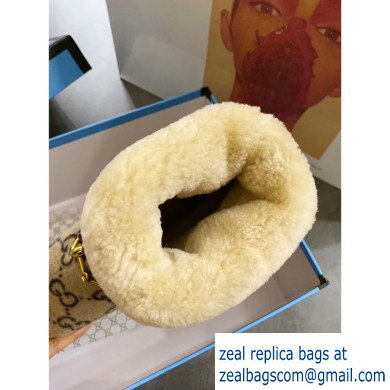 Gucci GG Wool Ankle Boots Beige 2019