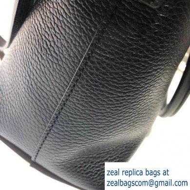 Gucci Interlocking G Charm Leather Tote Bag 449659 Black - Click Image to Close