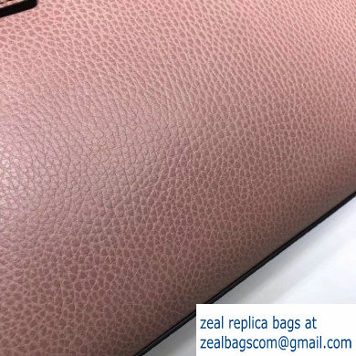 Gucci Interlocking G Charm Leather Tote Bag 449659 Pink - Click Image to Close