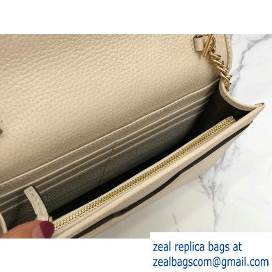 Gucci Leather Mini Chain Shoulder Bag 499782 White - Click Image to Close