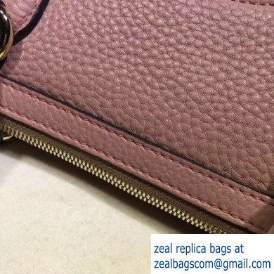 Gucci Leather Soho Top Handle Bag 308362 Pink