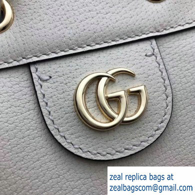 Gucci Leather Web Ophidia Small Bucket Bag 610846 White - Click Image to Close