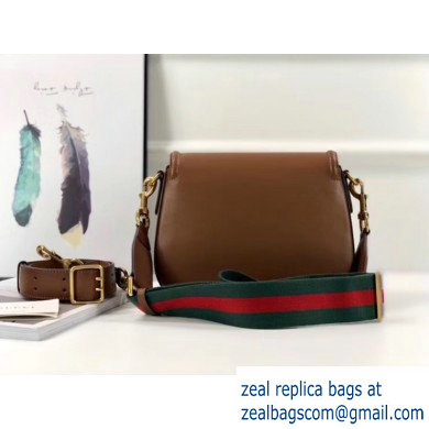 Gucci Medium Lady WebShoulder Bag In Brown 380573