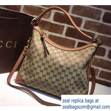 Gucci Miss GG Original GG Hobo Bag 326514 Brown - Click Image to Close