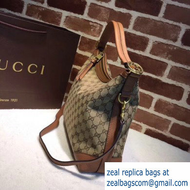 Gucci Miss GG Original GG Hobo Bag 326514 Brown