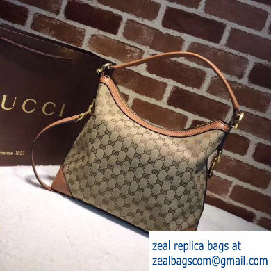 Gucci Miss GG Original GG Hobo Bag 326514 Brown