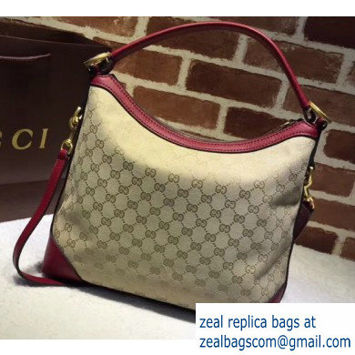 Gucci Miss GG Original GG Hobo Bag 326514 Red - Click Image to Close