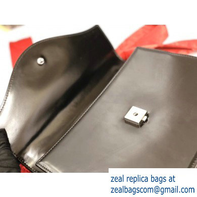 Gucci Naga Dragon Leather Shoulder Bag 466405 Black