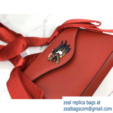 Gucci Naga Dragon Leather Shoulder Bag 466405 Red