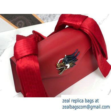 Gucci Naga Dragon Leather Shoulder Bag 466405 Red - Click Image to Close