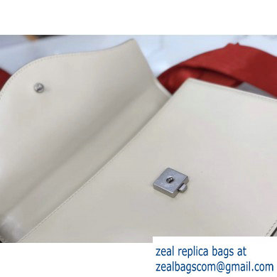 Gucci Naga Dragon Leather Shoulder Bag 466405 White - Click Image to Close