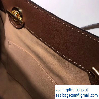 Gucci Padlock GG Canvas Small Shoulder Bag 498156 Brown