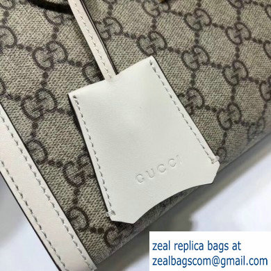 Gucci Padlock GG Canvas Small Shoulder Bag 498156 White - Click Image to Close