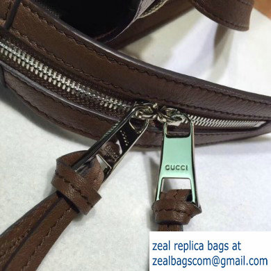 Gucci Ramble Layered GG Canvas Medium Tote Bag 370822 Coffee - Click Image to Close