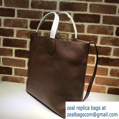 Gucci Ramble Reversible Tote Bag 370823 Brown - Click Image to Close